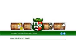 Desktop Screenshot of krystofovyhamry.cz